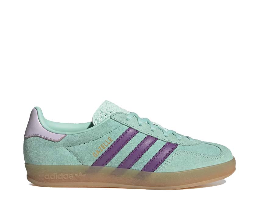 Adidas Gazelle Indoor W Clear Mint / Active Purple - Ice Lavender JQ0192