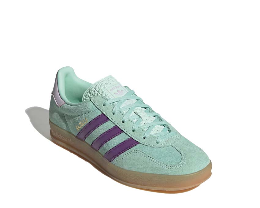 Adidas Gazelle Indoor W Clear Mint / Active Purple - Ice Lavender JQ0192