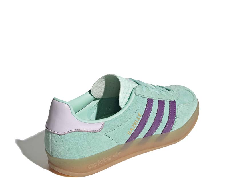 Adidas Gazelle Indoor W Clear Mint / Active Purple - Ice Lavender JQ0192