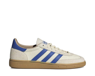 Adidas Handball Spezial Cream White — zapatilla mujer cuero crema y azul pastel