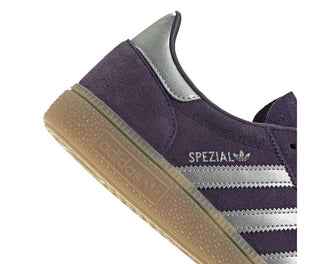 Adidas Handball Spezial W Aurora Plum vista lateral — parte superior ante ciruela