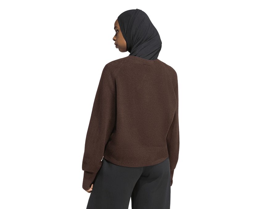 Adidas Essentials Knit V-Neck Sweatshirt Long Sleeve