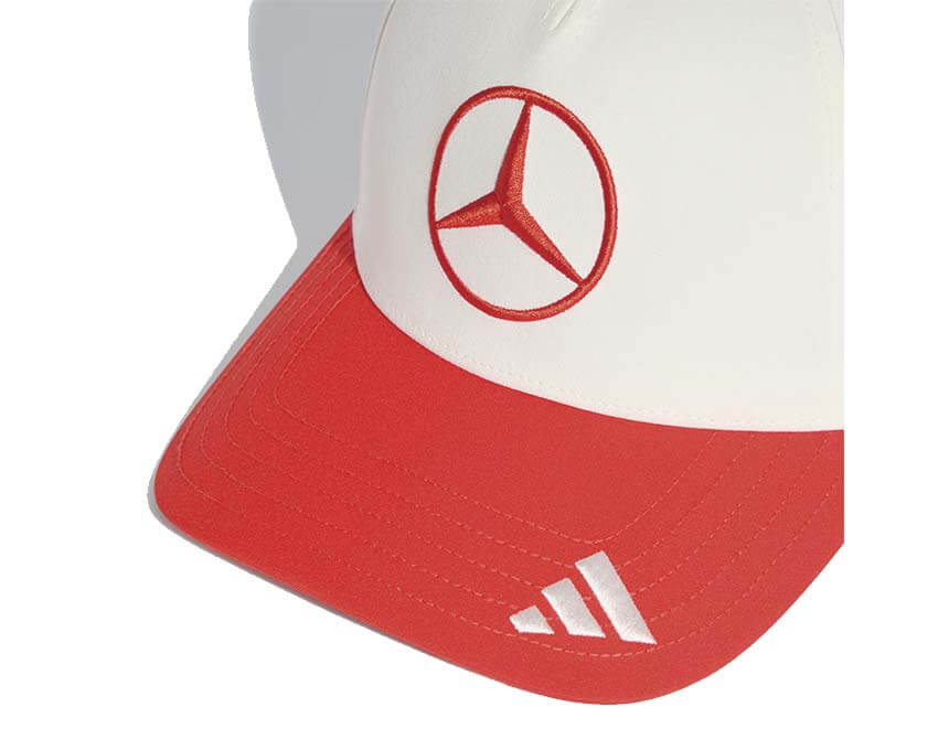 Adidas Mercedes AMG Petronas F1 Madrid Cap "Off White / Red" - casquette unisexe - vue 3