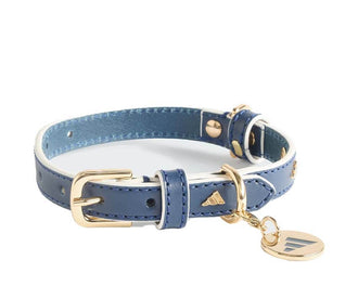 Collier pour chien Real Madrid Adidas bleu marine - vue de face
