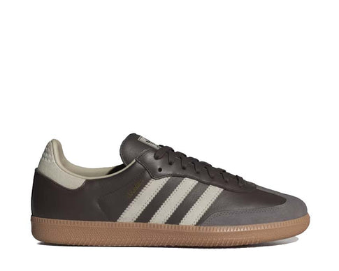 Adidas Samba OG Brown / Putty Grey - Gold Metallic ID1481