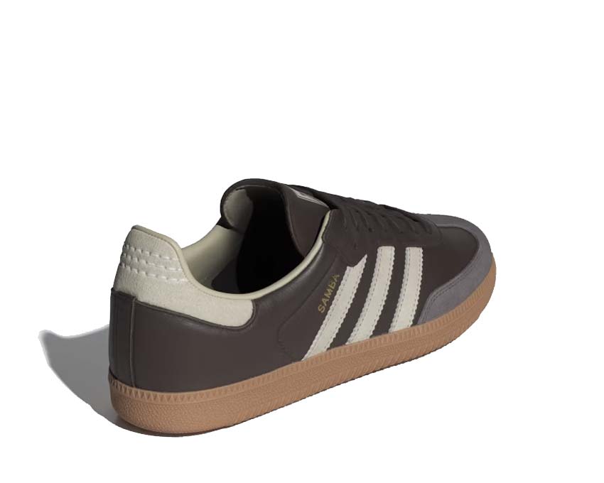 Adidas Samba OG Brown / Putty Grey - Gold Metallic ID1481