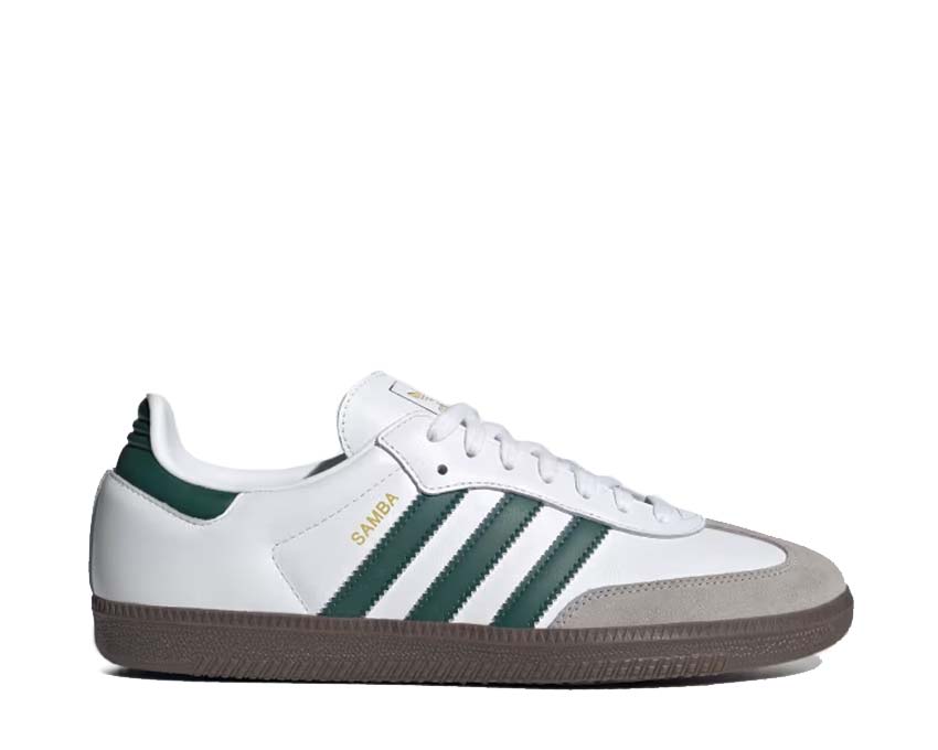 Adidas Samba OG Cloud White / Collegiate Green - Clear Granite JH8797