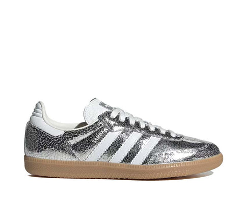 Adidas Samba OG W Silver Metallic / Cloud White / Core White JR8874