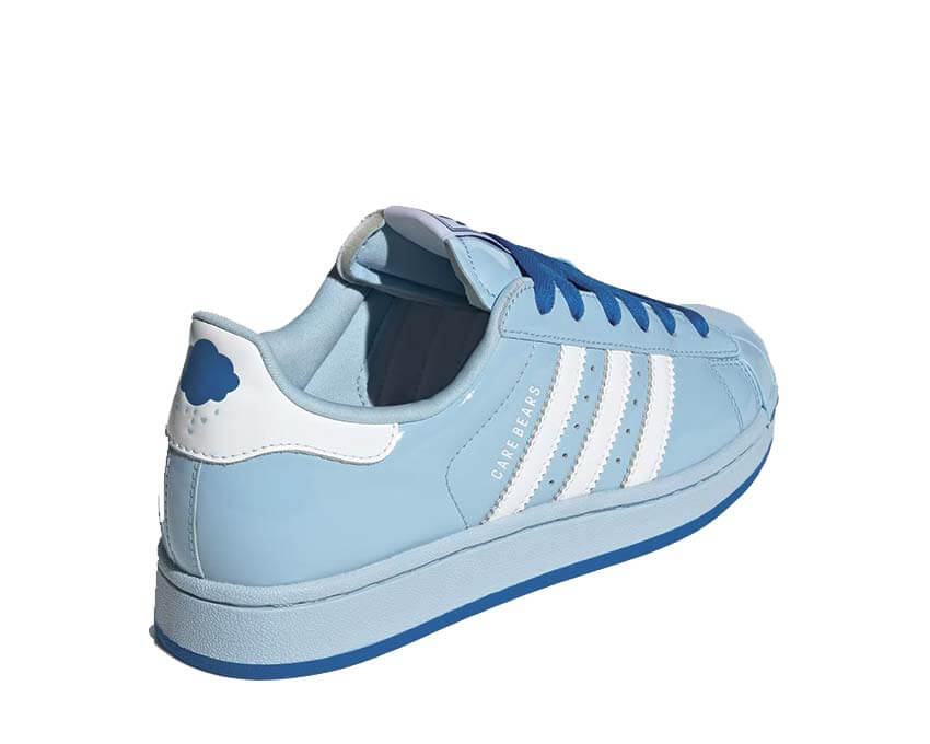 Adidas x Care Bears Superstar II W "Clear Sky" - sneakers femme - détail