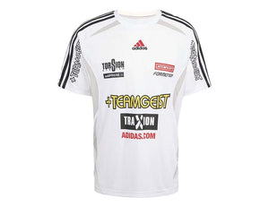 Adidas Teamgeist Moto Graphic Jersey White — maglia uomo bianca grafica moto