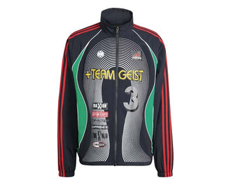 Adidas Teamgeist Moto Tracktop — chaqueta hombre con cremallera estilo moto