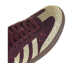 Adidas Samba OG W "Maroon" à strass - sneakers femme - vue 2