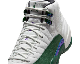 Air Jordan 12 "Bucks" - sneakers homme - détail lacets