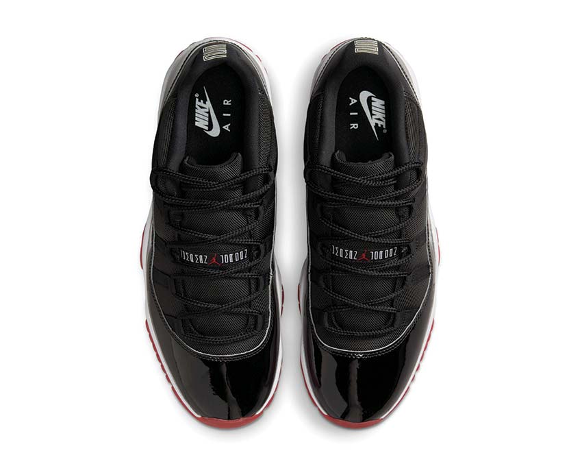 Air Jordan 11 Retro Low "Bred" Black / Varsity Red - White FV5104-006 
