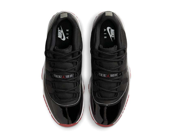  Air Jordan 11 Retro Low "Bred" Black / Varsity Red - White FV5104-006 