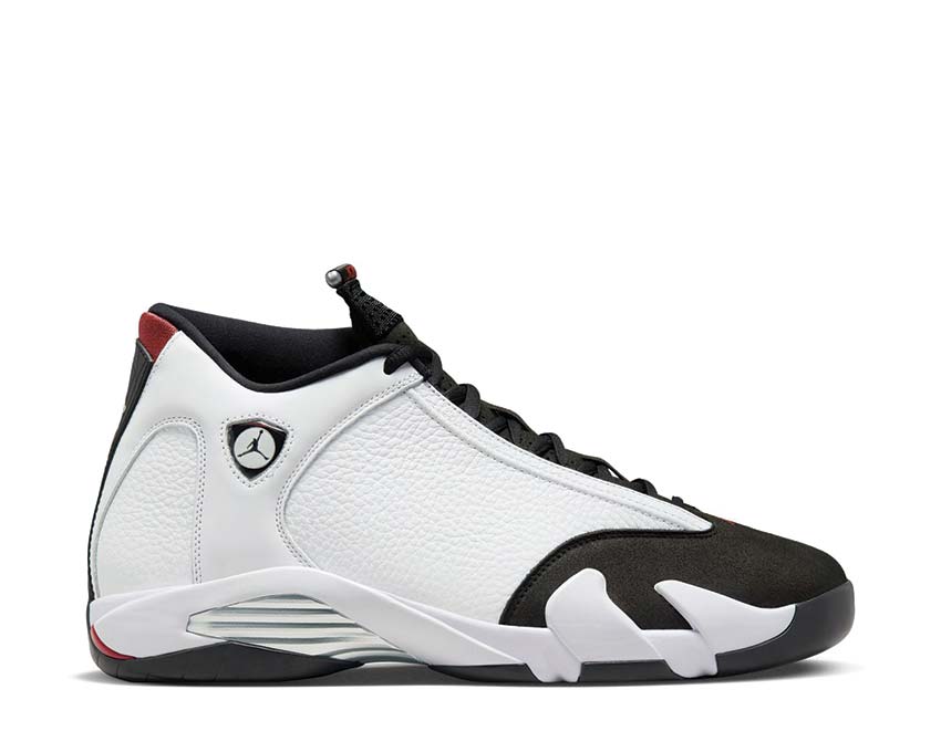 Air Jordan 14 Retro White / Varsity Red - Black - Metallic Silver 487471-160