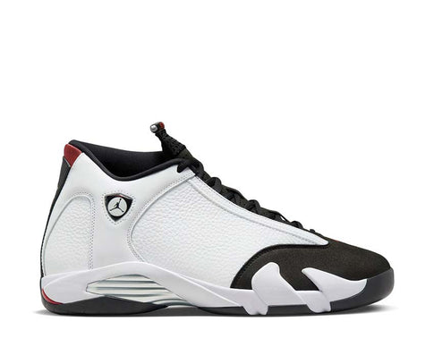 Air Jordan 14 Retro White / Varsity Red - Black - Metallic Silver 487471-160