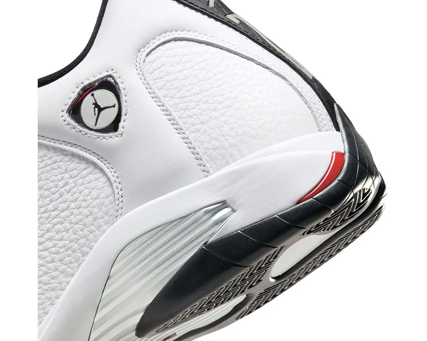 Air Jordan 14 Retro White / Varsity Red - Black - Metallic Silver 487471-160