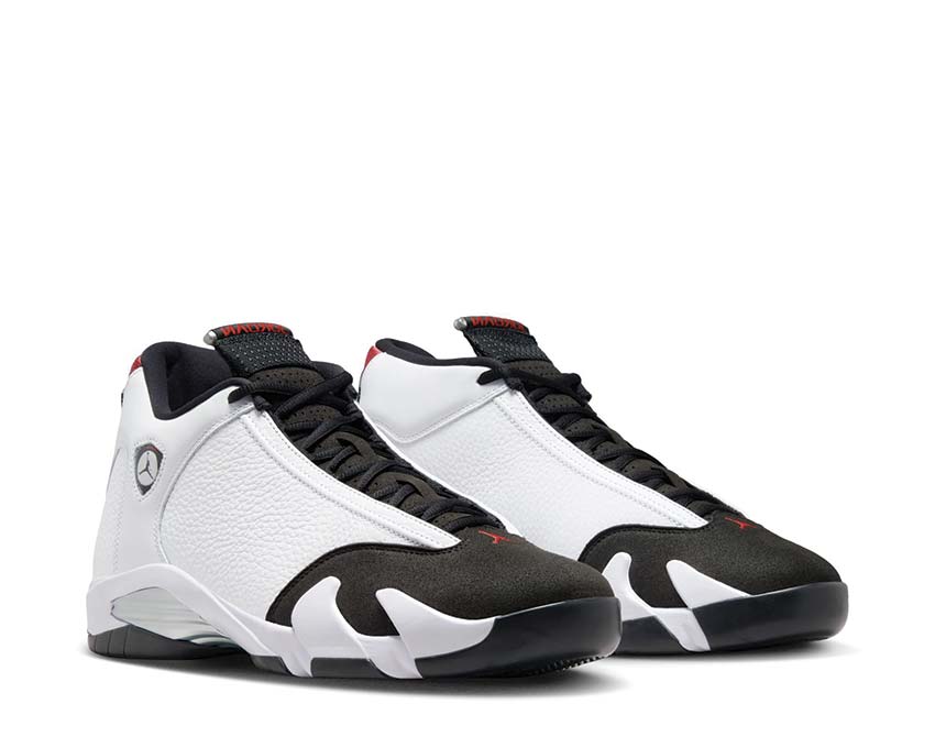 Air Jordan 14 Retro White / Varsity Red - Black - Metallic Silver 487471-160