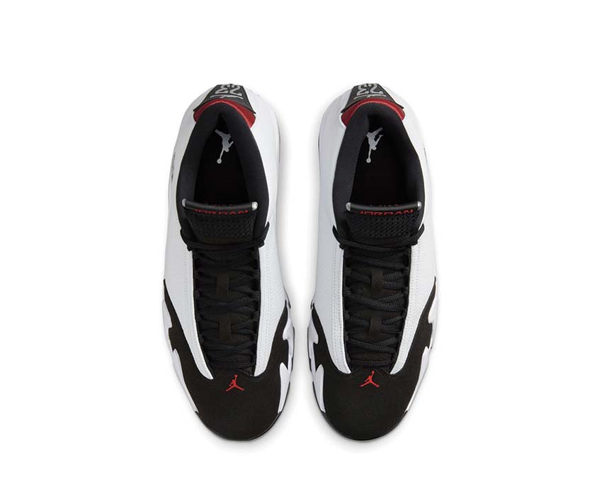 Air Jordan 14 Retro White / Varsity Red - Black - Metallic Silver 487471-160