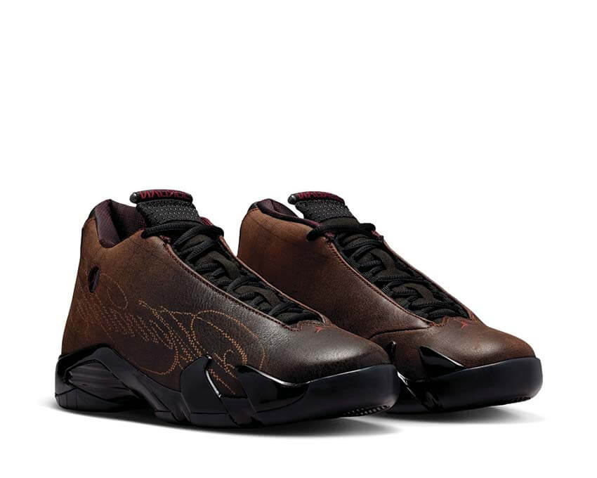 Air Jordan 14 x Mowalola "Burnt Red" IQ5708-001