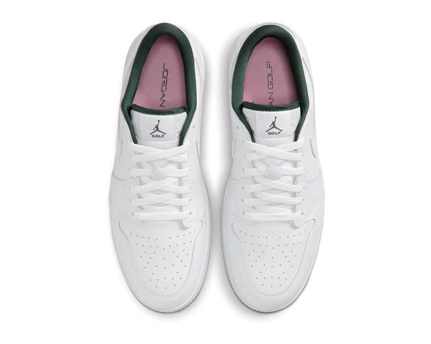 Air Jordan 1 Low G Spiked Fir — vue trois quarts golf vert fir