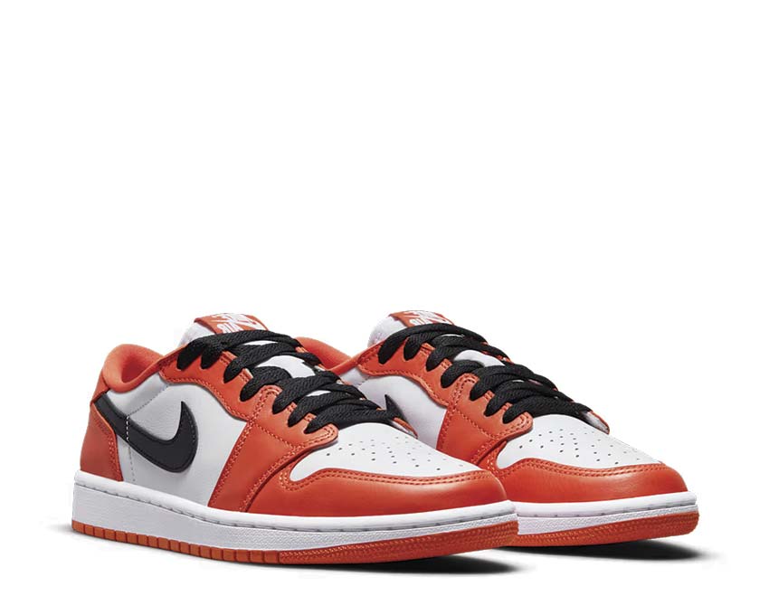 Air Jordan 1 Low OG Orange/ Black - White CZ0775-801
