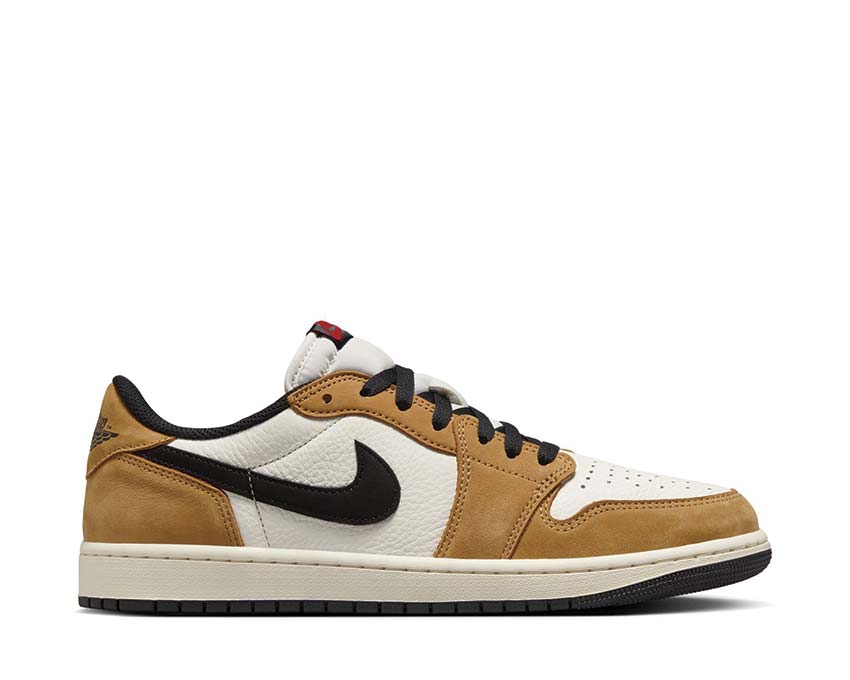 Air Jordan 1 Low OG Sail / Black - Golden Harvest - Gym Red CZ0790-107 