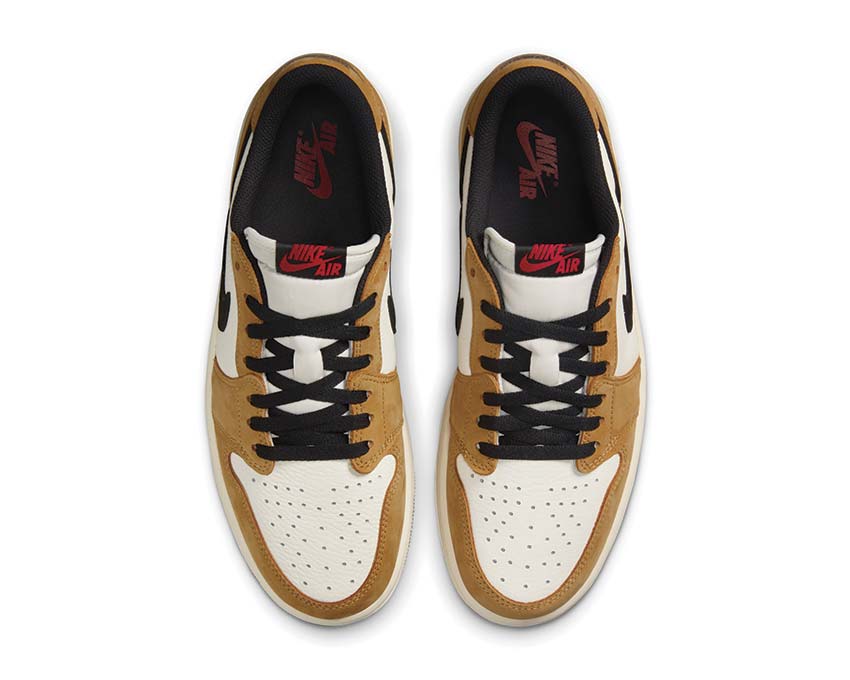 Air Jordan 1 Low OG Sail / Black - Golden Harvest - Gym Red CZ0790-107 