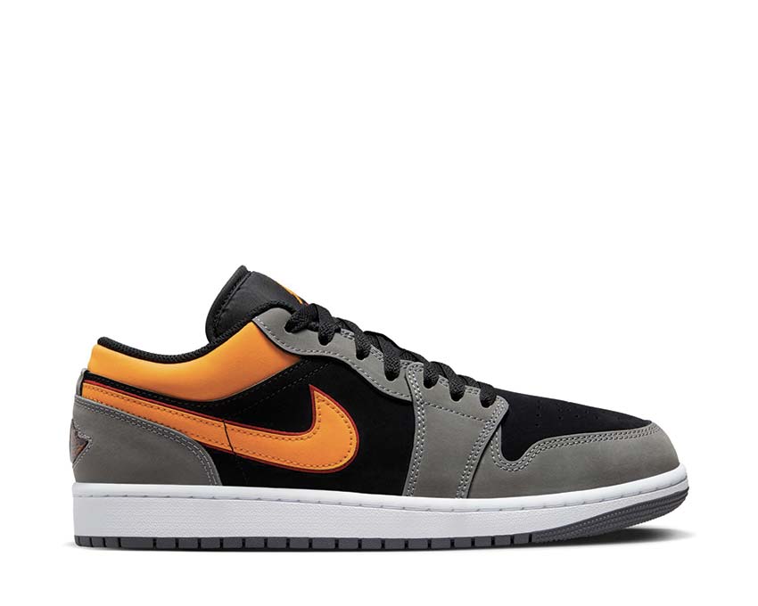 Air Jordan 1 Low SE Black / Vivid Orange - LT Graphite FN7308-008