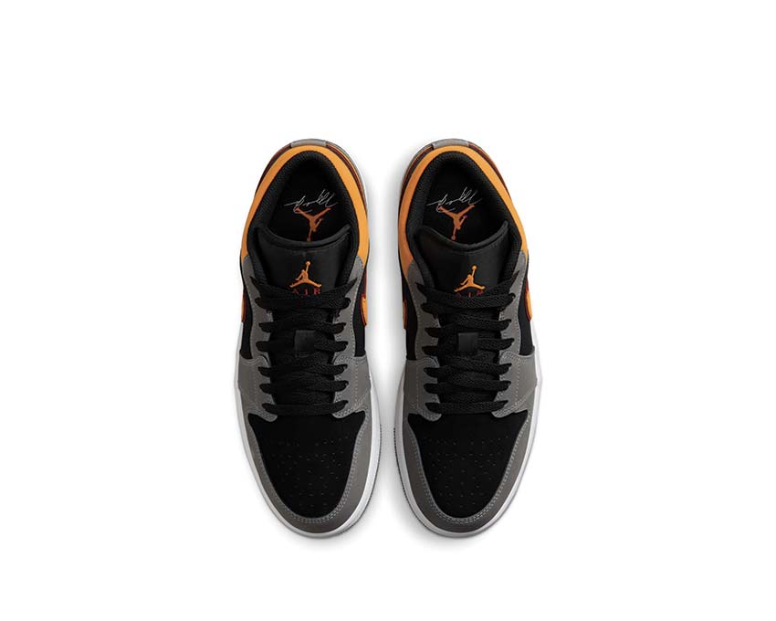 Air Jordan 1 Low SE Black / Vivid Orange - LT Graphite FN7308-008