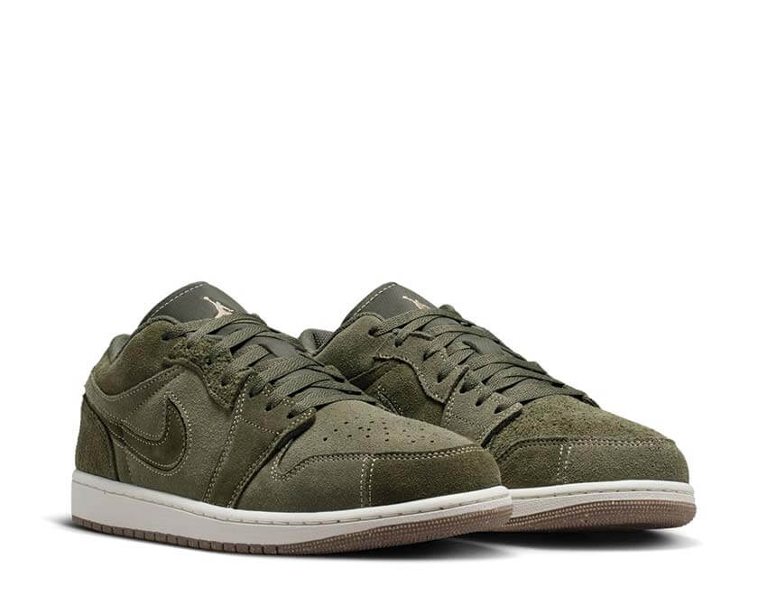 Air Jordan 1 Low SE Craft Cargo Khaki parte superiore — tessuto kaki basketball culture OG