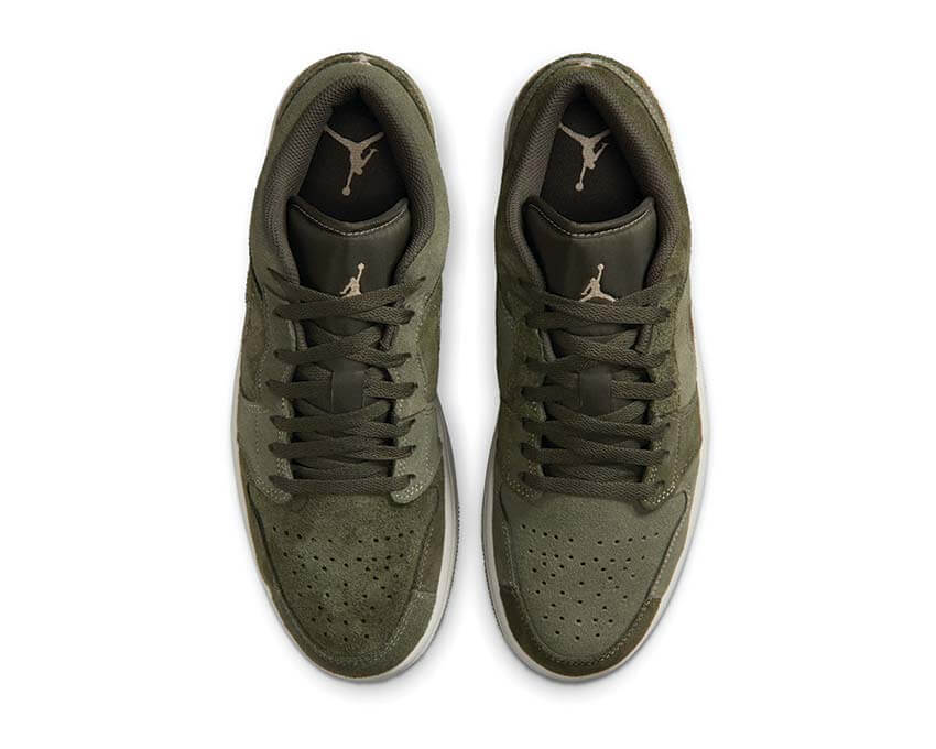 Air Jordan 1 Low SE Craft Cargo Khaki suola — gomma kaki sport basketball