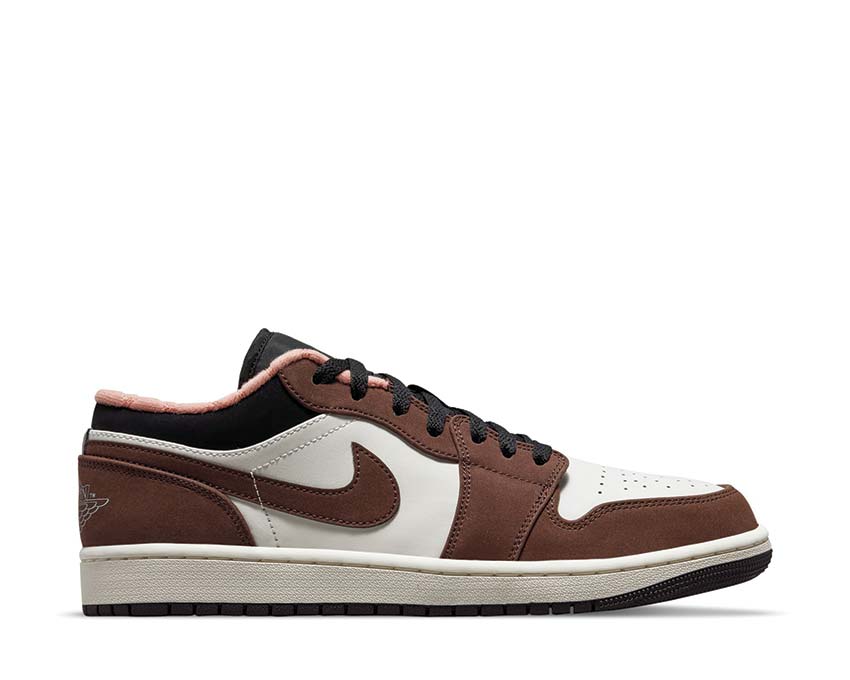 Air Jordan 1 Low SE Light Chocolate / Crimson Bliss - Black - Sail DC6991-200