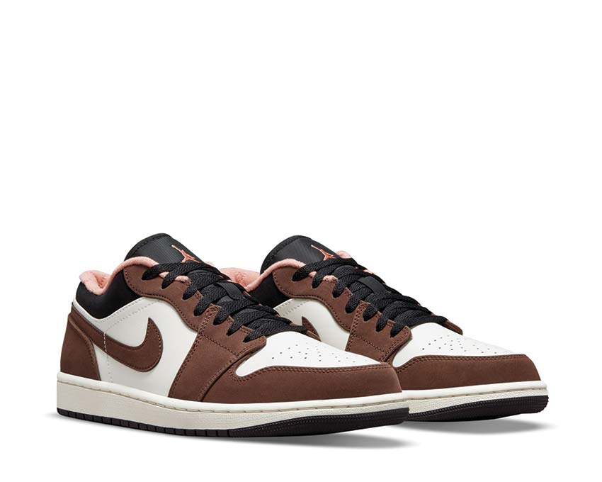 Air Jordan 1 Low SE Light Chocolate / Crimson Bliss - Black - Sail DC6991-200