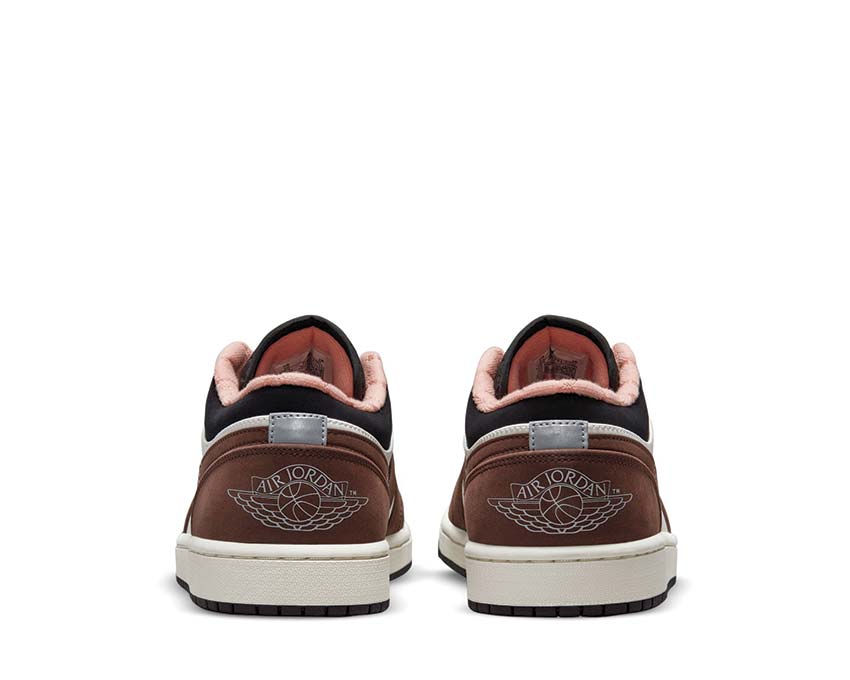 Air Jordan 1 Low SE Light Chocolate / Crimson Bliss - Black - Sail DC6991-200