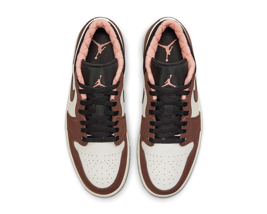 Air Jordan 1 Low SE Light Chocolate / Crimson Bliss - Black - Sail DC6991-200