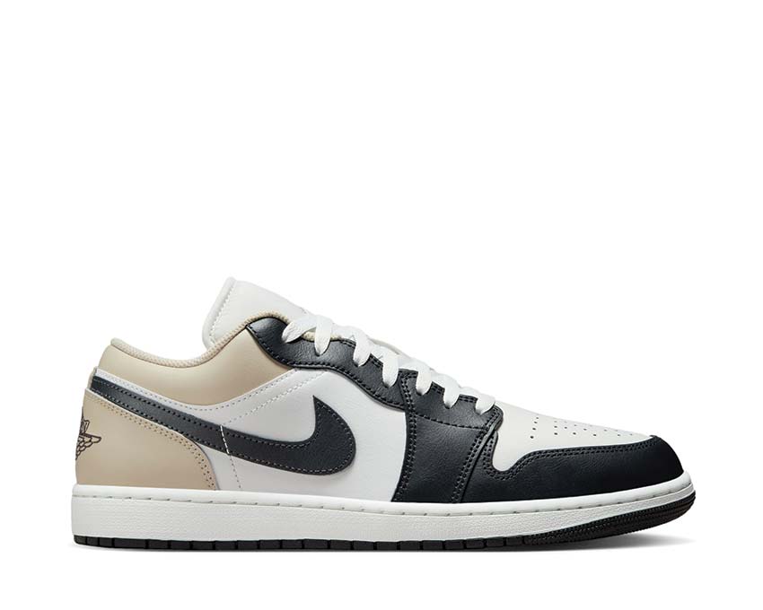  Air Jordan 1 Low Summit White / Off Noir - Rattan 553558-153 