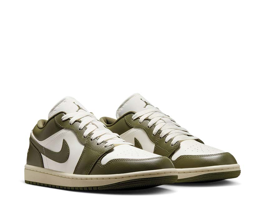 Air Jordan 1 Low W Sail / Medium Olive - Coconut Milk DC0774-122