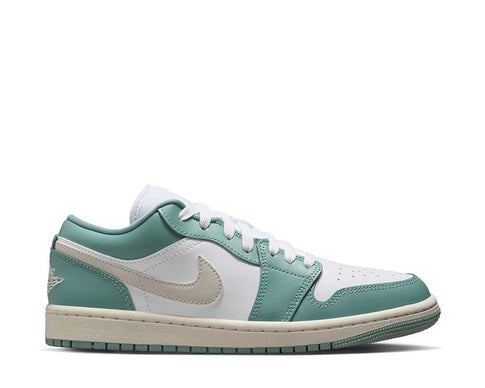  Air Jordan 1 Low W White/Lt Orewood Brn-Cannon-Sail DC0774-138