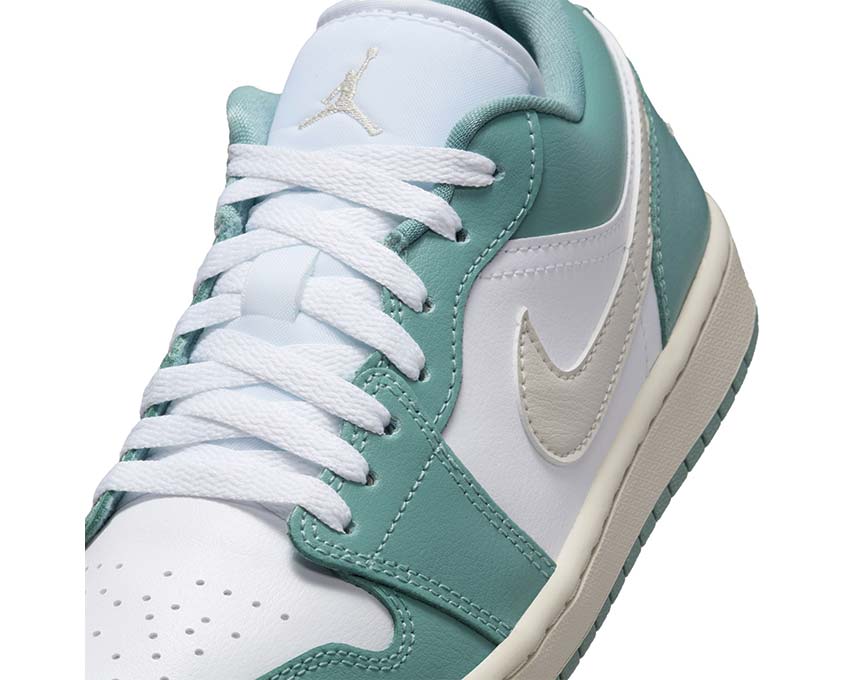  Air Jordan 1 Low W White/Lt Orewood Brn-Cannon-Sail DC0774-138