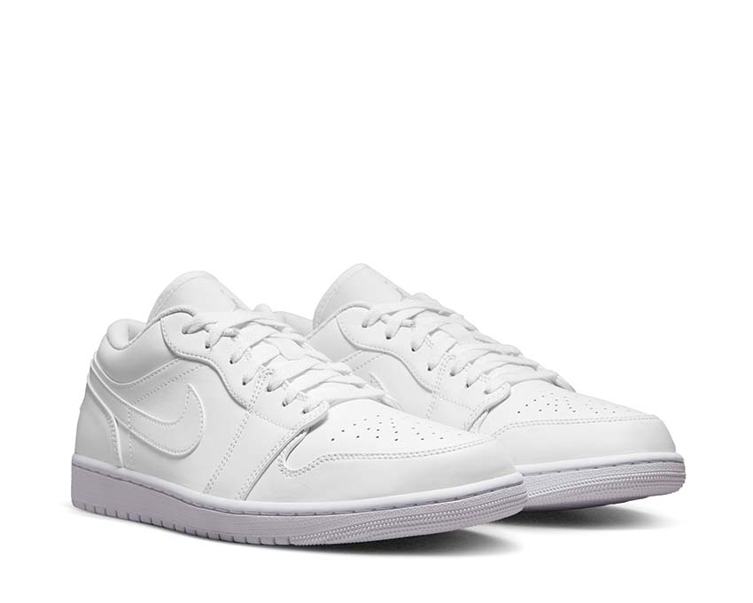 Air Jordan 1 Low White / White - White 553558-136