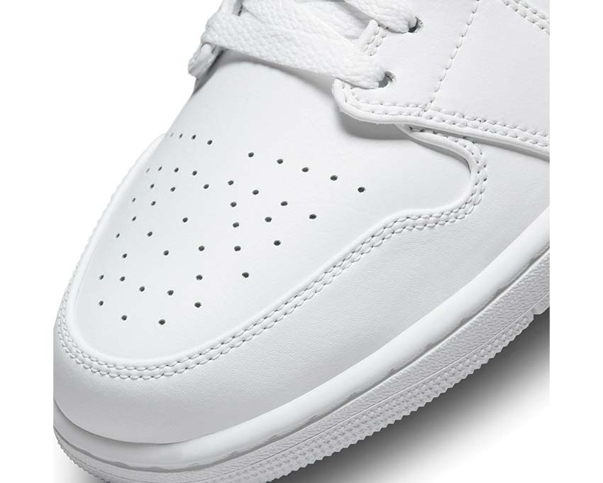 Air Jordan 1 Low White / White - White 553558-136