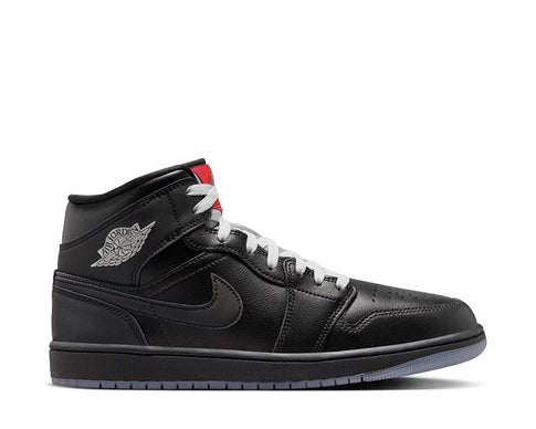 Air Jordan 1 Mid SE Black / Black - White - Wolf Grey HV5177-010