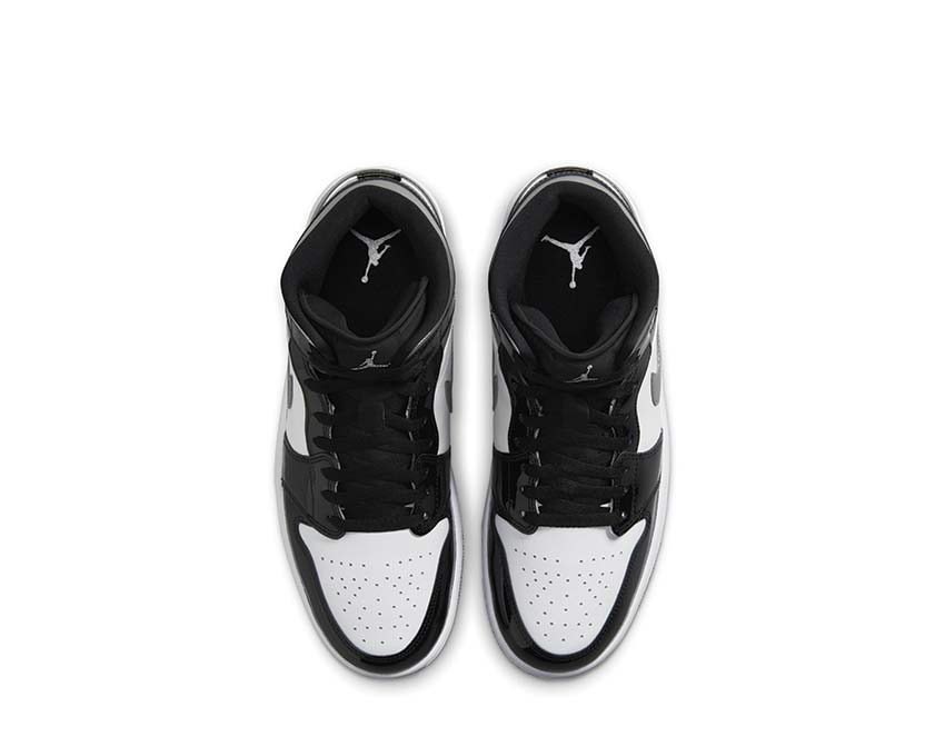 Air Jordan 1 Mid SE Black / Metallic Silver - White HV0789-010