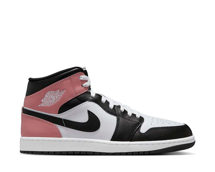 Air Jordan 1 Mid  White / Black - Rust Pink DQ8426-100