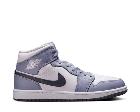 Air Jordan 1 Mid White / Dark Blue Grey - Indigo Haze DQ8426-145 