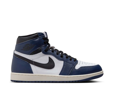 Air Jordan 1 Retro High OG Midnight Navy / Black - White - Sail DZ5485-401