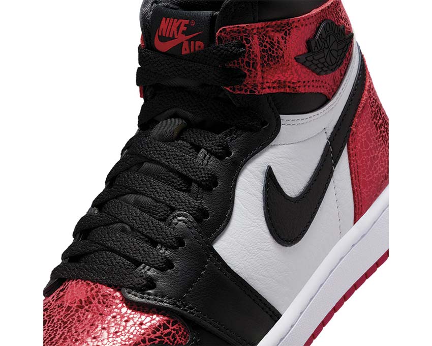 Air Jordan 1 Retro High OG "Ruby" W Varsity Red / Black - White FD2596-602