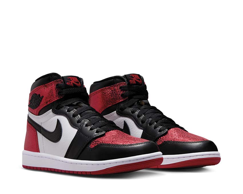 Air Jordan 1 Retro High OG "Ruby" W Varsity Red / Black - White FD2596-602